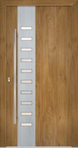 Kira et 3 Kira et - jednostronna nakładka; folia - co49240; aplikacje - stal nierdzewna; przeszklenie - mleczne; pochwyt - md04k; rozeta - re03op