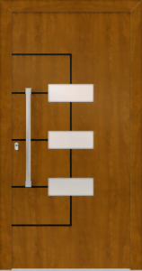 Jarmila as - jednostronna nakładka; folia - re2178001; aplikacje - czarna; przeszklenie - mleczne; pochwyt - md50k; rozeta - re03op