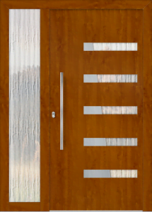 Mariana as - jednostronna nakładka; folia - re2178007; ramka - stal nierdzewna; przeszklenie - kora; pochwyt - md05k; rozeta - re03op; naświetle boczne