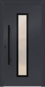 Patricie et - jednostronna nakładka; folia - re701605; ramka - czarny; przeszklenie - crepi; pochwyt - mdb39k; rozeta - rebr2