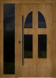 Penelope et - jednostronna nakładka; folia - co49240; przeszklenie - stopsol szary; pochwyt - mdb04k; rozeta - rebr2; naświetle boczne