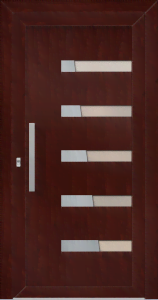 Mariana eg - folia re3202001; ramka - stal nierdzewna; przeszklenie - crepi; pochwyt - md81k; rozeta - re02hp