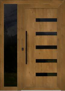 Mariana eg - folia co49240; ramka - czarny; przeszklenie - stopsol szary; pochwyt - mdb02k; rozeta - rebr2; naświetle boczne