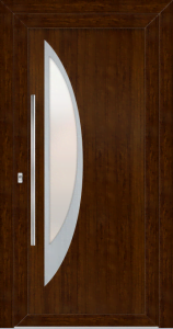 Regina eg - folia re2052089; ramka - stal nierdzewna; przeszklenie - mleczne; pochwyt - md03k; rozeta - re02hp