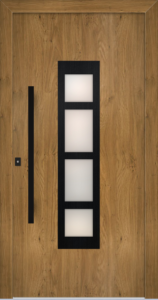 Gita et 6 Gita et - jednostronna nakładka; folia - co49240; ramka - czarny; przeszklenie - mleczne; pochwyt - mdb39k; rozeta - rebr2