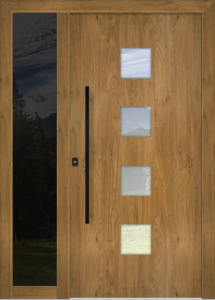 Ida et 6 Ida et - jednostronna nakładka; folia - co49240; przeszklenie - stopsol szary; pochwyt - mdb03k; rozeta - rebr6; naświetle boczne