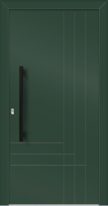 Joanna ad - jednostronna nakładka; farba - ral6005; pochwyt - mdb14k; rozeta - re03op