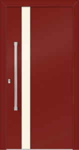 Lily ad - jednostronna nakładka; farba - ral3011/ral9011; pochwyt - md51k; rozeta - re03op