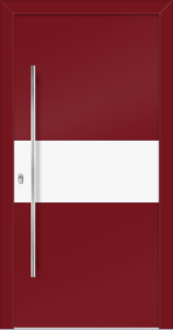 Megan ad - jednostronna nakładka; farba - ral3011/ral9016; pochwyt - md04k; rozeta - re03op